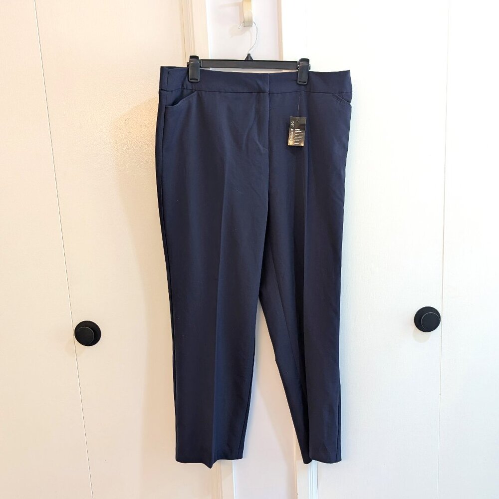Avenue Cool Hand Classic Navy Trousers Size 20 Average Length NWT